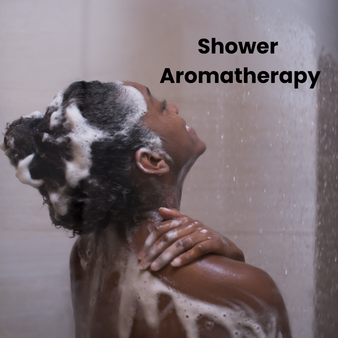 Woman Enjoying a Refreshing Shower - Azizah Healing Self-Care
